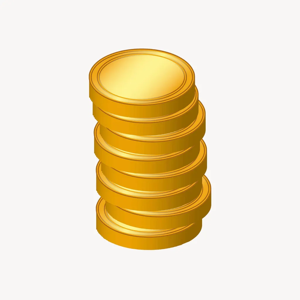 Pilha de moedas douradas representando o custo de aquisição de cliente